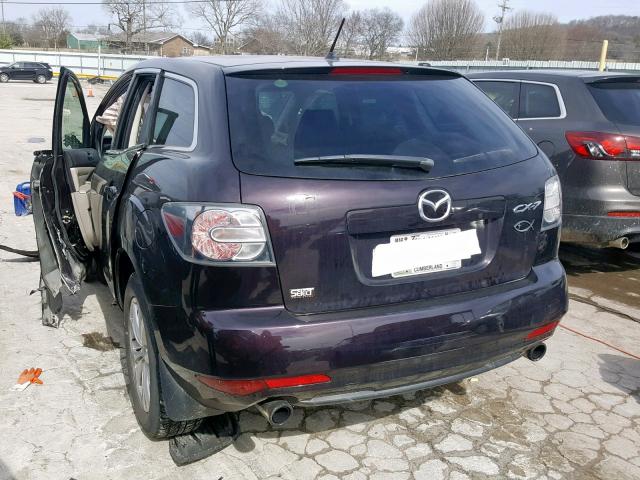 JM3ER2W34A0342889 - 2010 MAZDA CX-7 BURGUNDY photo 3