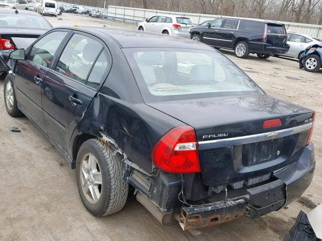 1G1ZT54835F235016 - 2005 CHEVROLET MALIBU LS BLACK photo 3