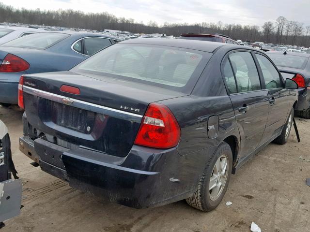1G1ZT54835F235016 - 2005 CHEVROLET MALIBU LS BLACK photo 4