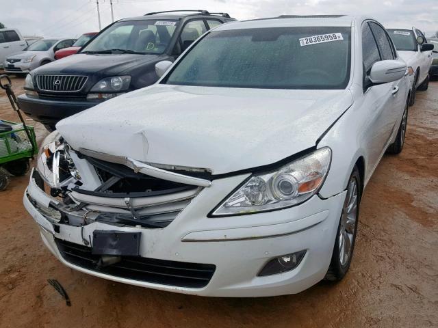 KMHGC46E09U036854 - 2009 HYUNDAI GENESIS 3. WHITE photo 2