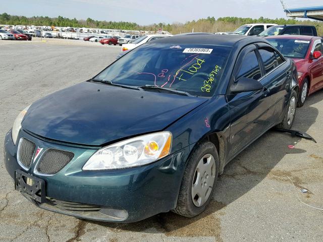 1G2ZF55B964210051 - 2006 PONTIAC G6 SE GREEN photo 2