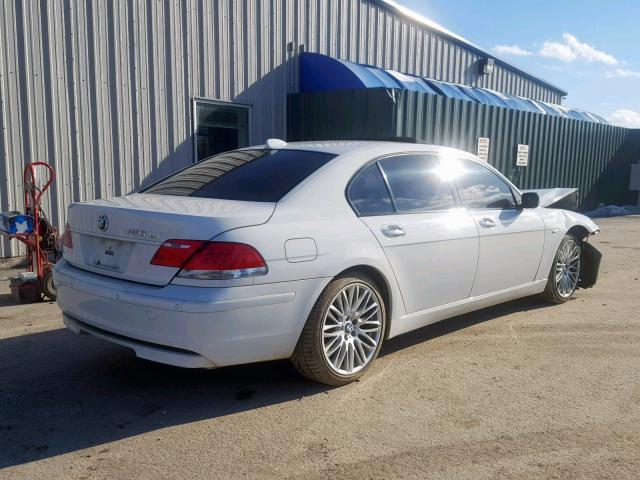 WBAHN83588DT78661 - 2008 BMW 750 LI WHITE photo 4