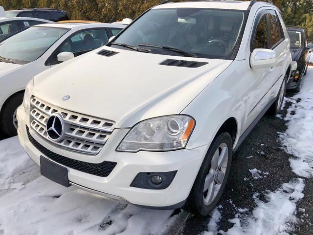 4JGBB86E09A453770 - 2009 MERCEDES-BENZ ML 350 WHITE photo 2