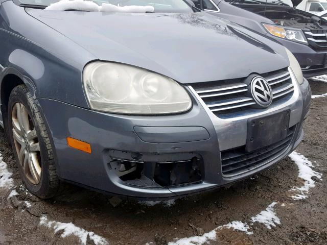 3VWRF71K37M136884 - 2007 VOLKSWAGEN JETTA 2.5 GRAY photo 9