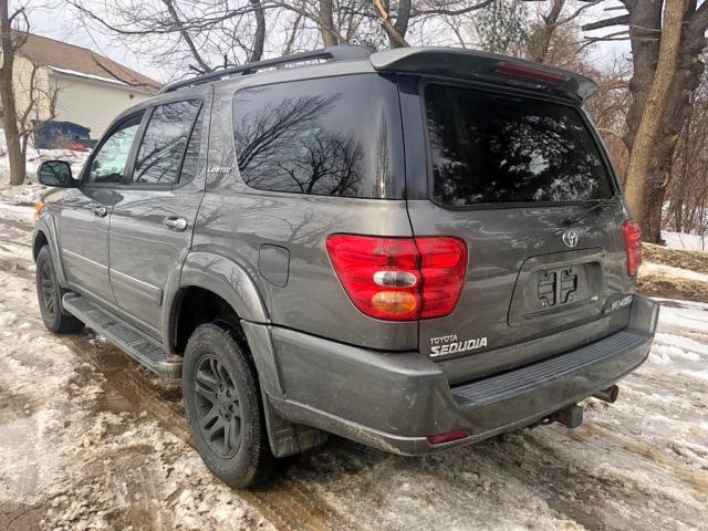 5TDBT48A73S150564 - 2003 TOYOTA SEQUOIA LI GRAY photo 9