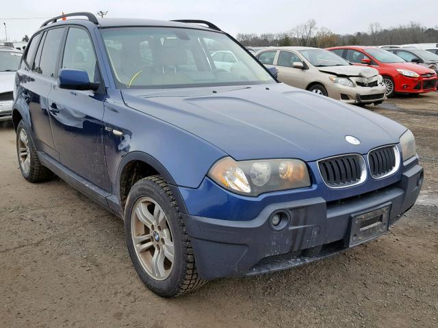 WBXPA934X5WD16160 - 2005 BMW X3 3.0I BLUE photo 1