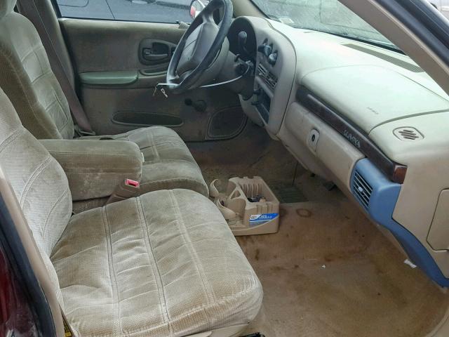 2G1WL52M1V9266647 - 1997 CHEVROLET LUMINA BAS Tünd qırmızı foto 5