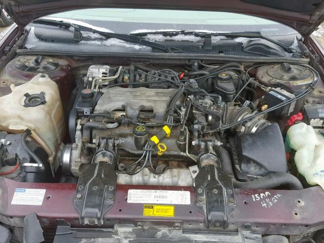 2G1WL52M1V9266647 - 1997 CHEVROLET LUMINA BAS Tünd qırmızı foto 7