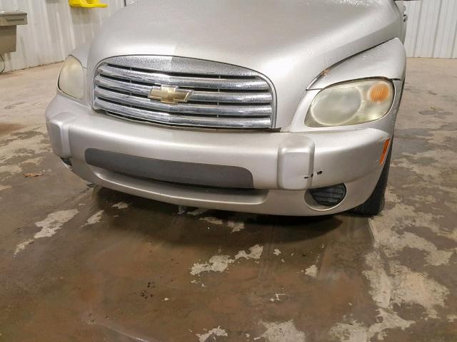 3GNDA23P37S524885 - 2007 CHEVROLET HHR LT SILVER photo 9