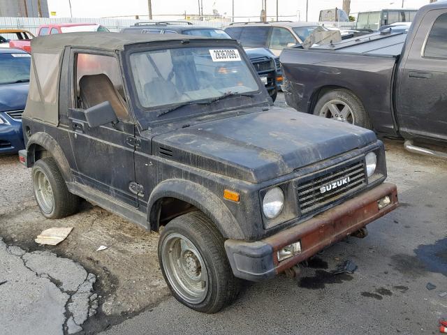 JS4JC51C1J4254759 - 1988 SUZUKI SAMURAI BLACK photo 1