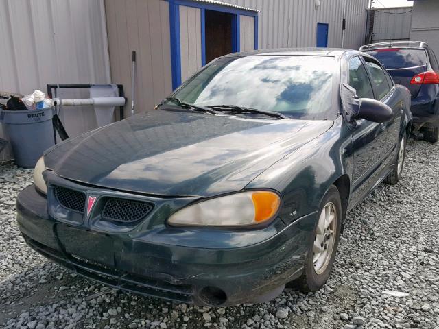 1G2NF52E73C302726 - 2003 PONTIAC GRAND AM S GREEN photo 2