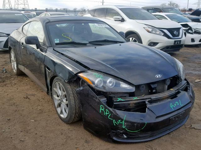 KMHHN66F58U272949 - 2008 HYUNDAI TIBURON GT BLACK photo 1