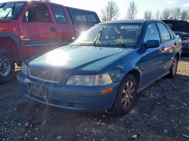 YV1VS29571F689618 - 2001 VOLVO S40 1.9T GREEN photo 2