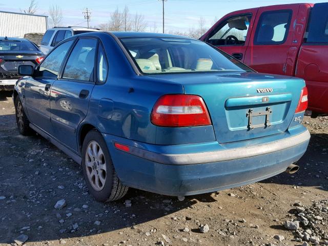 YV1VS29571F689618 - 2001 VOLVO S40 1.9T GREEN photo 3