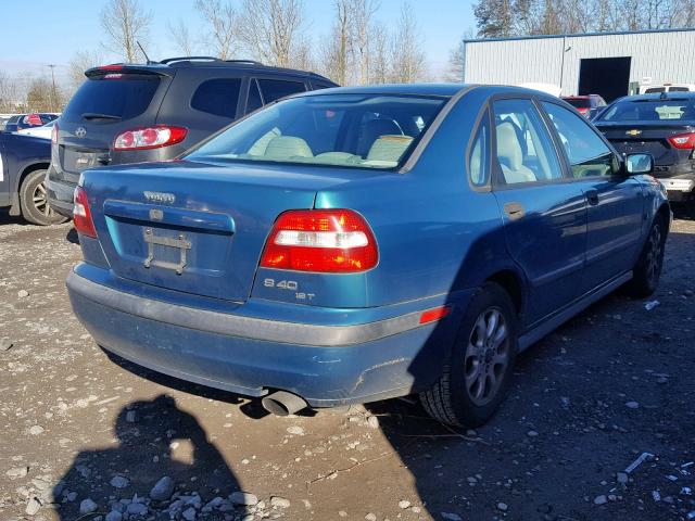 YV1VS29571F689618 - 2001 VOLVO S40 1.9T GREEN photo 4