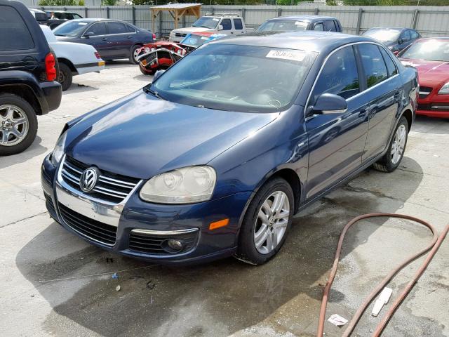 3VWCT71K66M849968 - 2006 VOLKSWAGEN JETTA TDI BLUE photo 2