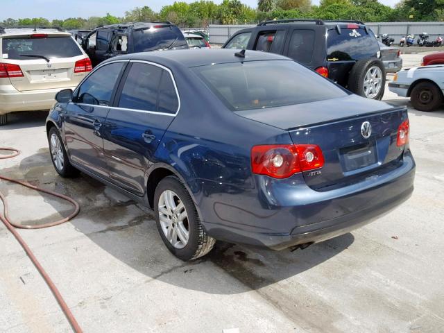 3VWCT71K66M849968 - 2006 VOLKSWAGEN JETTA TDI BLUE photo 3