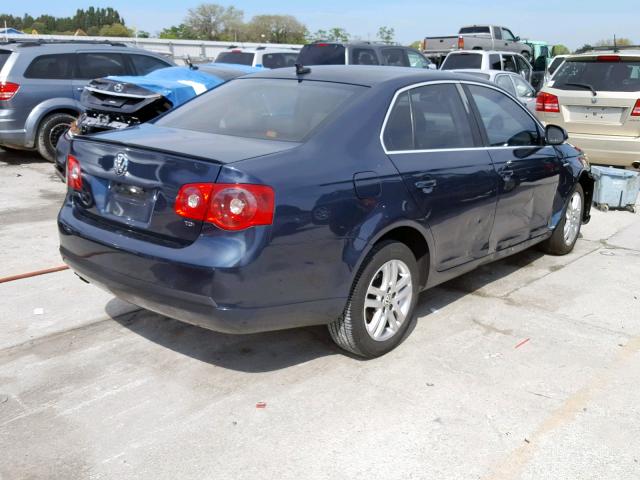 3VWCT71K66M849968 - 2006 VOLKSWAGEN JETTA TDI BLUE photo 4