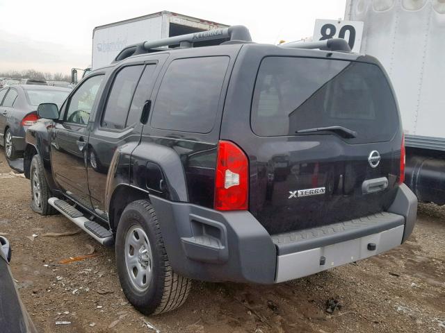 5N1AN0NW0DN818349 - 2013 NISSAN XTERRA X BLACK photo 3