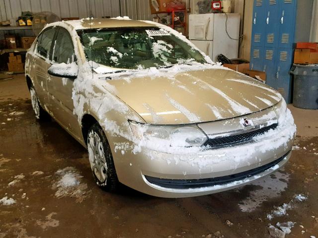 1G8AJ52F34Z181848 - 2004 SATURN ION LEVEL GOLD photo 1