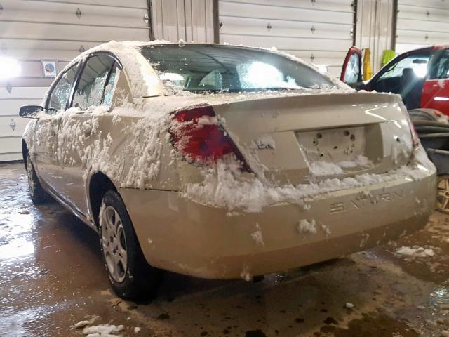 1G8AJ52F34Z181848 - 2004 SATURN ION LEVEL GOLD photo 3