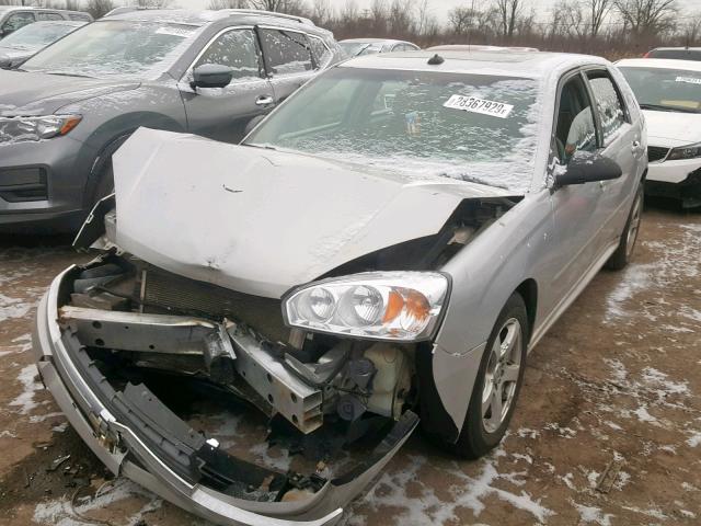 1G1ZU64835F322191 - 2005 CHEVROLET MALIBU MAX ვერცხლისფერი ფოტო 2