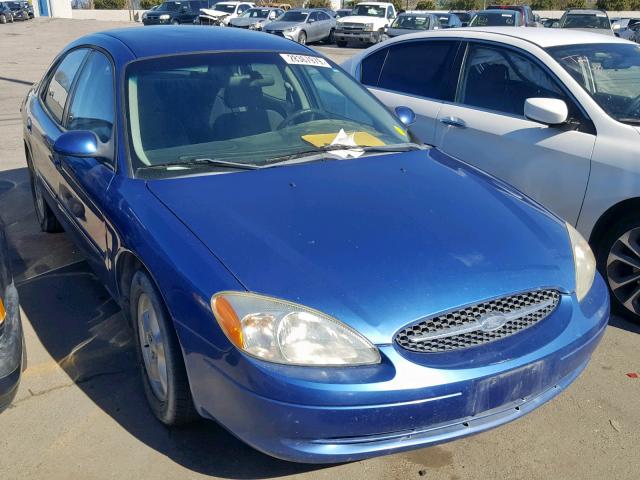 1FAFP55U03G161898 - 2003 FORD TAURUS SES BLUE photo 1