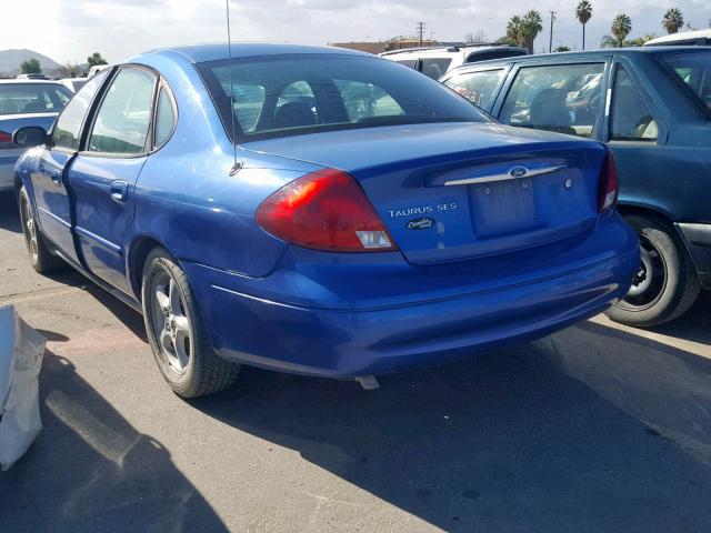 1FAFP55U03G161898 - 2003 FORD TAURUS SES BLUE photo 3