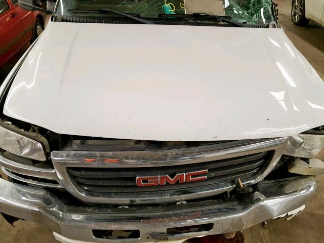 1GTHK33D06F205725 - 2006 GMC NEW SIERRA WHITE photo 7