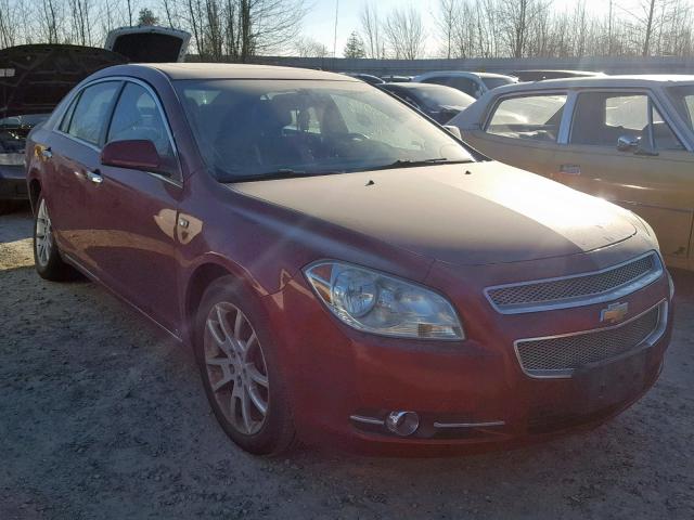 1G1ZK57758F198321 - 2008 CHEVROLET MALIBU LTZ RED photo 1