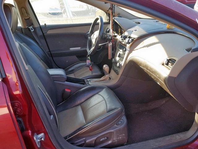 1G1ZK57758F198321 - 2008 CHEVROLET MALIBU LTZ RED photo 5