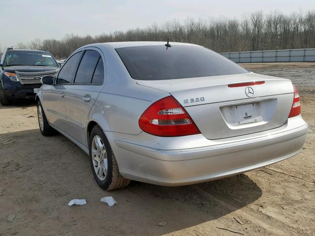 WDBUF65J13A134873 - 2003 MERCEDES-BENZ E 320 SILVER photo 3