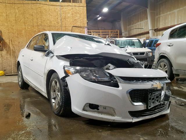 1G11B5SL7EF137808 - 2014 CHEVROLET MALIBU LS WHITE photo 1
