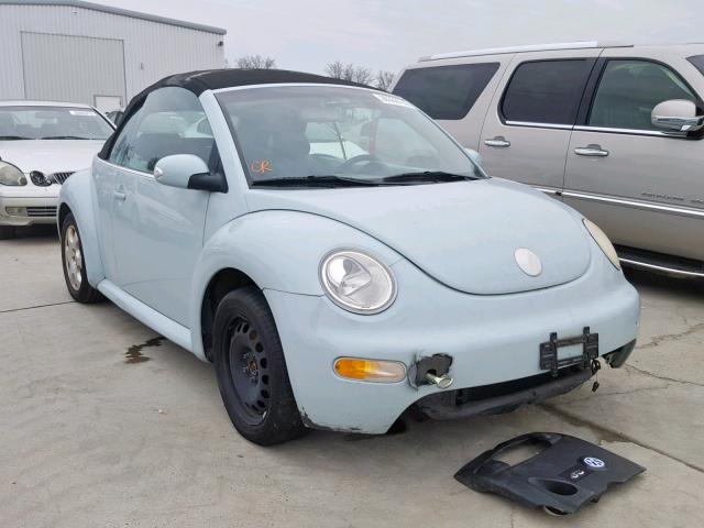 3VWCK21Y13M324872 - 2003 VOLKSWAGEN NEW BEETLE Mavi foto 1