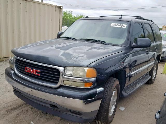 1GKEC13T95J178133 - 2005 GMC YUKON CHARCOAL photo 2