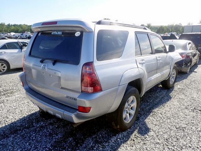 JTEBT17R658028285 - 2005 TOYOTA 4RUNNER LI SILVER photo 4