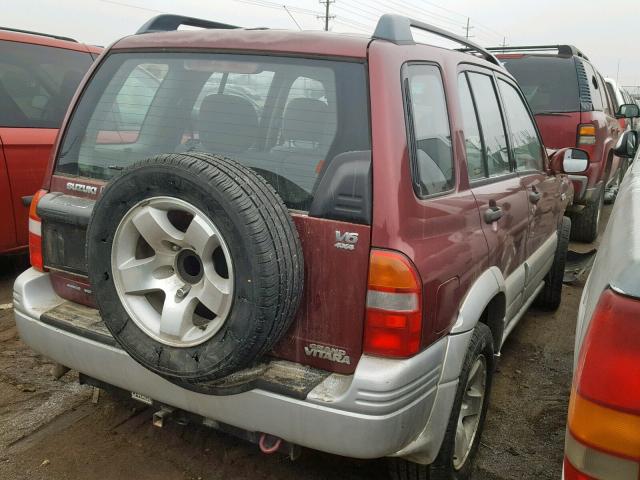 JS3TD62V6Y4125846 - 2000 SUZUKI GRAND VITA MAROON photo 4