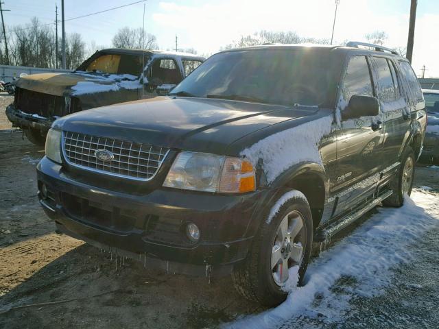 1FMZU85W54UB70078 - 2004 FORD EXPLORER L BLACK photo 2