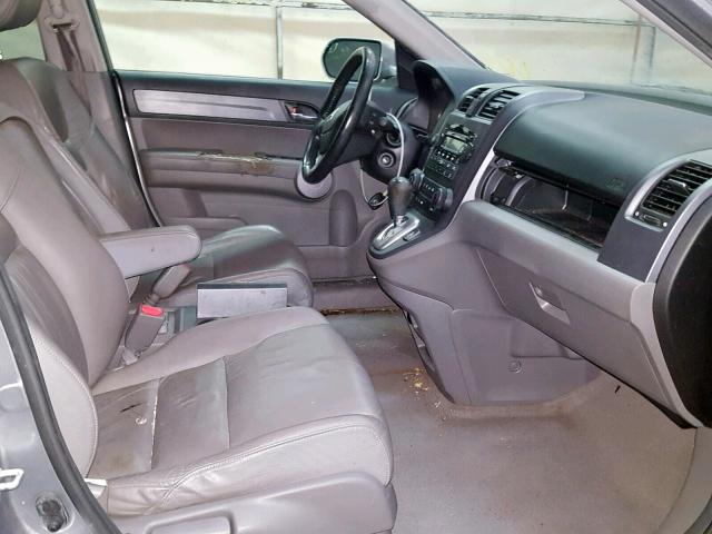 JHLRE48777C103400 - 2007 HONDA CR-V EXL SILVER photo 5