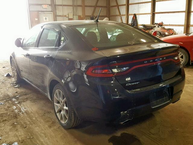 1C3CDFBA7DD305508 - 2013 DODGE DART SXT BLACK photo 3