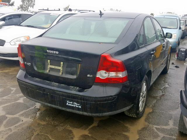 YV1MS390552062886 - 2005 VOLVO S40 2.4I BLACK photo 4