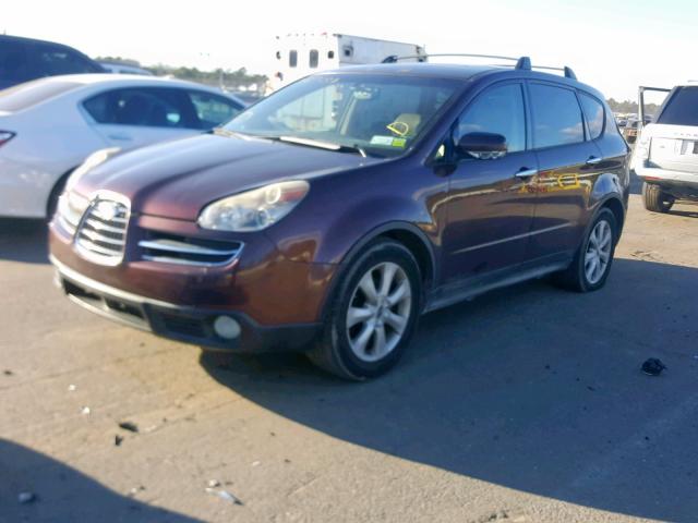 4S4WX86C364405658 - 2006 SUBARU B9 TRIBECA BURGUNDY photo 2