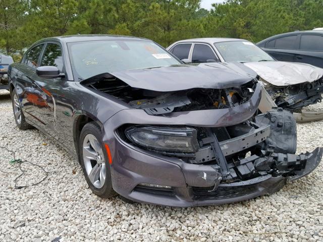 2C3CDXHG9FH888378 - 2015 DODGE CHARGER SX GRAY photo 1