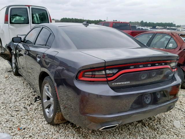 2C3CDXHG9FH888378 - 2015 DODGE CHARGER SX GRAY photo 3