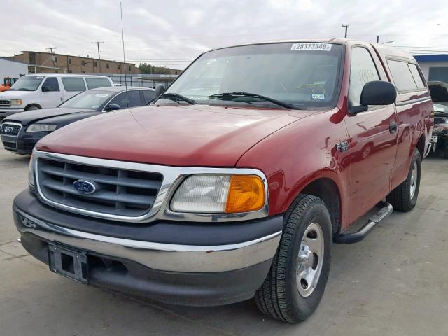 2FTRF17264CA20920 - 2004 FORD F-150 HERI BURGUNDY photo 2