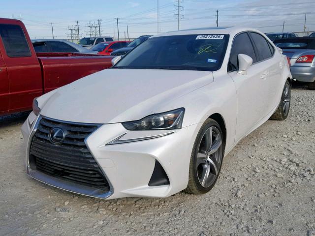 JTHBA1D27J5074316 - 2018 LEXUS IS 300 WHITE photo 2