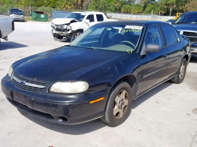1G1NE52JX3M723077 - 2003 CHEVROLET MALIBU LS BLACK photo 2