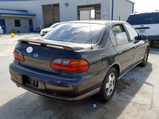 1G1NE52JX3M723077 - 2003 CHEVROLET MALIBU LS BLACK photo 4