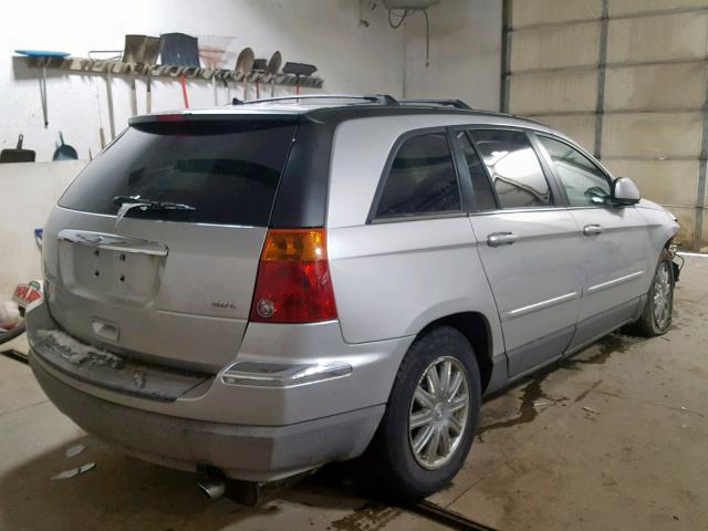 2A8GM68X07R297318 - 2007 CHRYSLER PACIFICA T SILVER photo 4