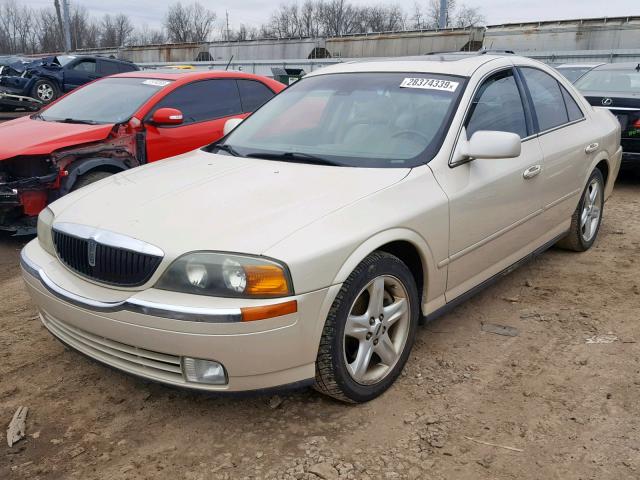 1LNHM86S22Y713108 - 2002 LINCOLN LS BEIGE photo 2